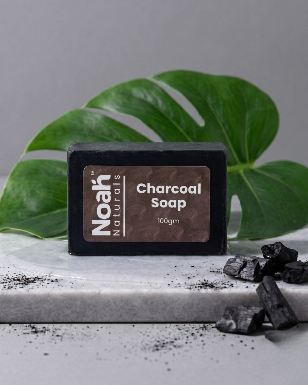 Charcoal soap