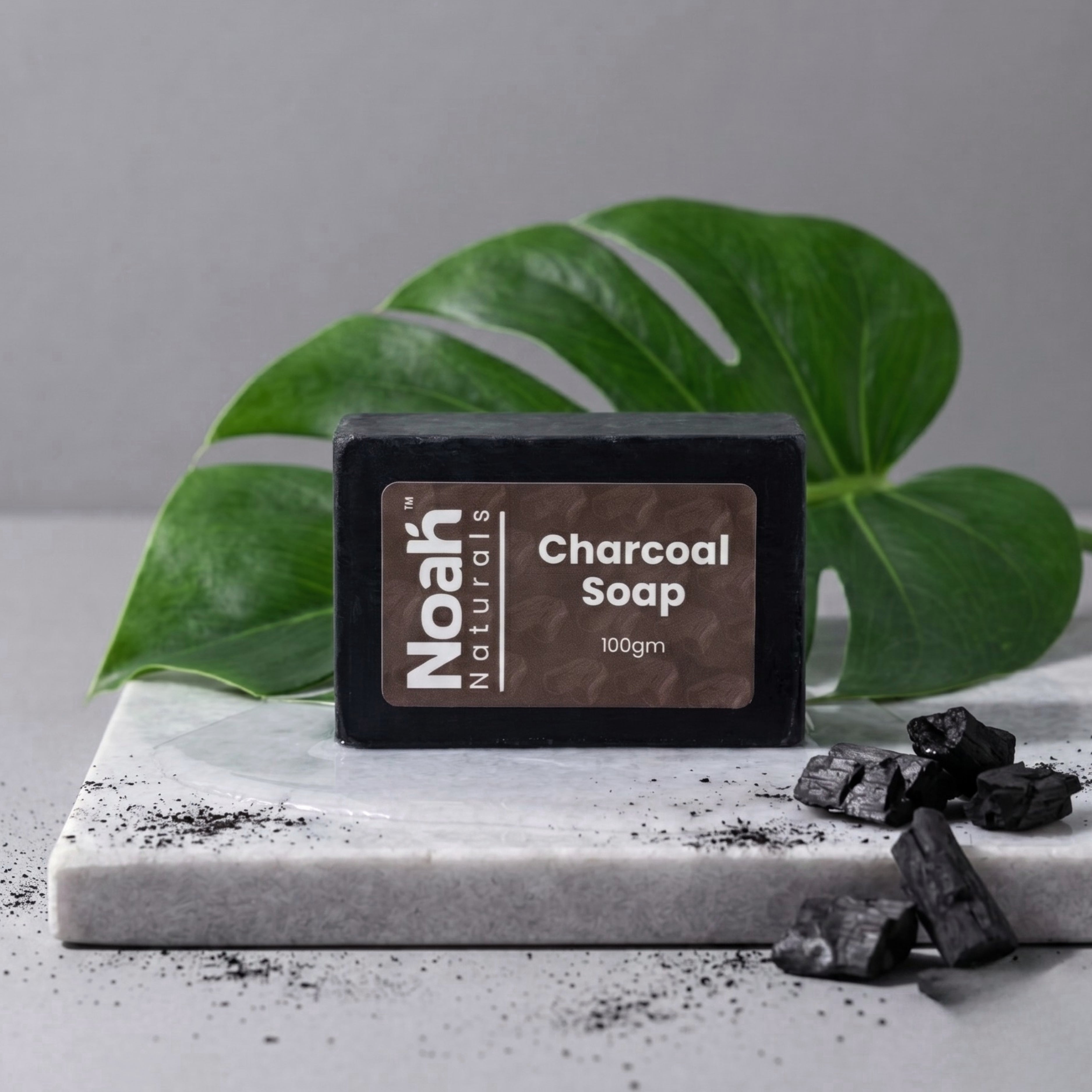 Charcoal soap