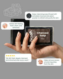 Charcoal soap